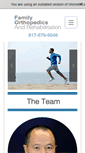 Mobile Screenshot of familyorthopedics.net